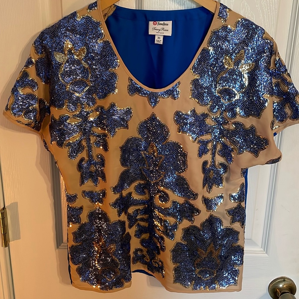 Tracy Reese Sequin Tunic XS
